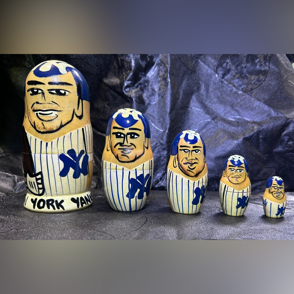 NY Yankees Russian Nesting Dolls